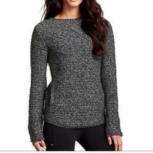 Athleta Grey Marled Wool Sweater